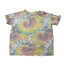Load image into Gallery viewer, Girls Dymples, tie dyed stretchy tee / top, GUC, size 1,  