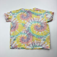 Load image into Gallery viewer, Girls Dymples, tie dyed stretchy tee / top, GUC, size 1,  