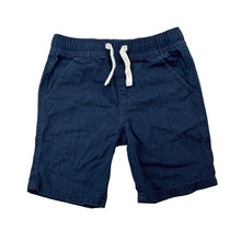 Load image into Gallery viewer, Boys Anko, navy cotton shorts, elasticated, GUC, size 1,  