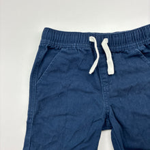 Load image into Gallery viewer, Boys Anko, navy cotton shorts, elasticated, GUC, size 1,  