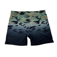 Load image into Gallery viewer, Boys Wave Zone, camo print swim shorts, pilling, FUC, size 7,  