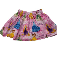 Load image into Gallery viewer, Girls handmade, Disney Princess cotton skirt, elasticated, EUC, size 00-0,  