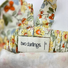 Load image into Gallery viewer, Girls Two Darlings, floral cotton summer top, EUC, size 0,  
