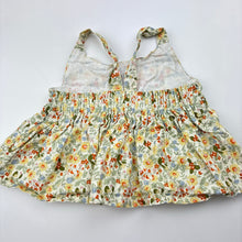 Load image into Gallery viewer, Girls Two Darlings, floral cotton summer top, EUC, size 0,  