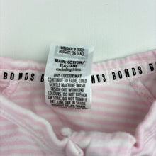 Load image into Gallery viewer, Girls Bonds, zip wondersuit / zippy / romper, EUC, size 0000,  
