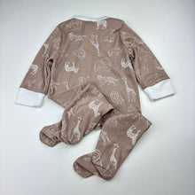 Load image into Gallery viewer, Unisex Lila &amp; Jack, soft feel lightweight zip coverall / romper, EUC, size 00,  