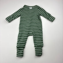 Load image into Gallery viewer, Unisex Cotton On, ribbed zip coverall / romper, EUC, size 0000,  