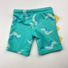 Load image into Gallery viewer, Boys Dymples, swim shorts, dinosaurs, EUC, size 00,  