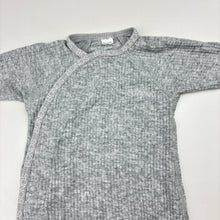 Load image into Gallery viewer, Unisex Bonds, grey marle cozysuit coverall / romper, EUC, size 00000,  