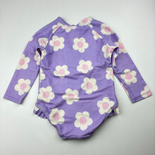 Load image into Gallery viewer, Girls Target, long sleeve swim one-piece, GUC, size 0,  