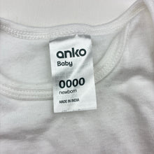 Load image into Gallery viewer, Unisex Anko, soft cotton bodysuit / romper, EUC, size 0000,  