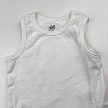 Load image into Gallery viewer, Unisex H&amp;M, organic cotton singletsuit romper, EUC, size 00,  