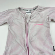 Load image into Gallery viewer, Girls Bonds, zip wondersuit / zippy / romper, FUC, size 000,  