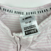 Load image into Gallery viewer, Girls Bonds, zip wondersuit / zippy / romper, FUC, size 000,  