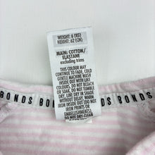 Load image into Gallery viewer, Girls Bonds, zip wondersuit / zippy / romper, FUC, size 000,  