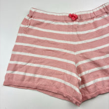 Load image into Gallery viewer, Girls H&amp;M, lightweight knit cotton shorts, elasticated, EUC, size 7-8,  
