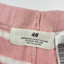 Load image into Gallery viewer, Girls H&amp;M, lightweight knit cotton shorts, elasticated, EUC, size 7-8,  