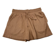 Load image into Gallery viewer, Girls Target, brown ribbed shorts, elasticated, GUC, size 10,  
