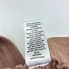 Load image into Gallery viewer, Girls Target, brown ribbed shorts, elasticated, GUC, size 10,  