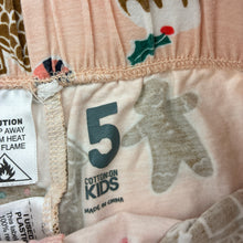 Load image into Gallery viewer, Girls Cotton On, stretchy Christmas pyjama shorts, GUC, size 5,  