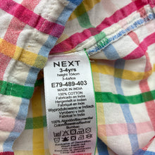 Load image into Gallery viewer, Unisex Next, lightweight cotton shorts, elasticated, GUC, size 3-4,  