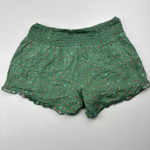 Load image into Gallery viewer, Girls Little Auguste, lightweight floral shorts, elasticated, GUC, size 7-8,  