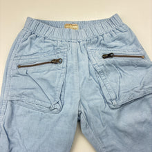 Load image into Gallery viewer, Boys Timberland, lined corduroy cotton pants, elasticated, EUC, size 00,  