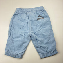 Load image into Gallery viewer, Boys Timberland, lined corduroy cotton pants, elasticated, EUC, size 00,  