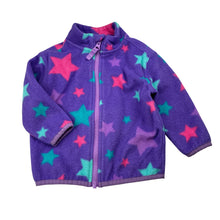 Load image into Gallery viewer, Girls Anko, fleece zip up sweater / jumper, pilling on cuffs, FUC, size 1,  