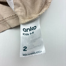 Load image into Gallery viewer, Boys Anko, cotton long sleeve tee / top, dinosaur, GUC, size 2,  