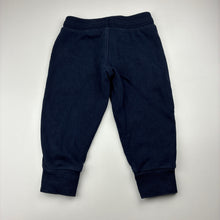 Load image into Gallery viewer, Unisex Target, navy fleece lined track pants, Inside leg: 31cm, GUC, size 2,  