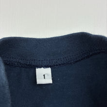 Load image into Gallery viewer, Boys navy, cotton tee / top, GUC, size 1,  