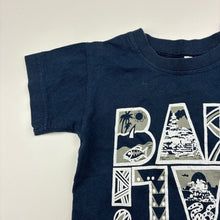 Load image into Gallery viewer, Boys navy, cotton tee / top, GUC, size 1,  