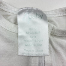 Load image into Gallery viewer, Unisex 4 Baby, stretchy zip coverall / romper, FUC, size 0000,  