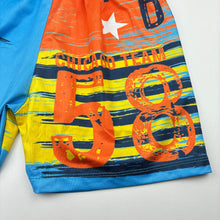 Load image into Gallery viewer, Boys lightweight, colourful shorts, elasticated, no labels, W:21cm across unstretched, EUC, size 2-3,  