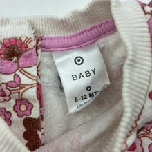 Load image into Gallery viewer, Girls Target, fleece lined floral sweater / jumper, GUC, size 0,  