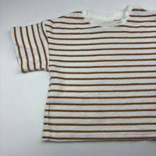 Load image into Gallery viewer, Unisex Bobby G, striped terry oversized tee / top, EUC, size 1,  