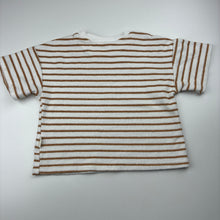 Load image into Gallery viewer, Unisex Bobby G, striped terry oversized tee / top, EUC, size 1,  