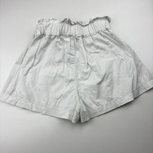 Load image into Gallery viewer, Girls Cotton On, white stretch cotton shorts, elasticated, GUC, size 3,  