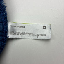 Load image into Gallery viewer, Unisex Woolworths, fleece lined track pants, elasticated, Inside leg: 37.5cm, FUC, size 4,  