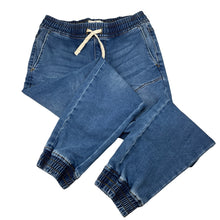 Load image into Gallery viewer, Boys Target, stretch knit denim jogger jeans, elasticated, GUC, size 10,  