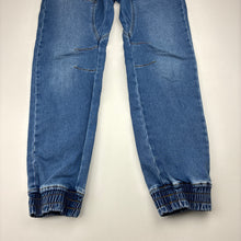 Load image into Gallery viewer, Boys Target, stretch knit denim jogger jeans, elasticated, GUC, size 10,  
