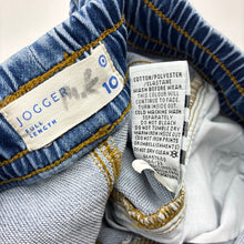 Load image into Gallery viewer, Boys Target, stretch knit denim jogger jeans, elasticated, GUC, size 10,  