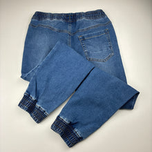 Load image into Gallery viewer, Boys Target, stretch knit denim jogger jeans, elasticated, GUC, size 10,  