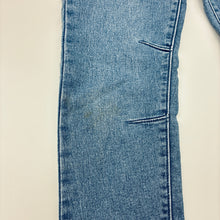Load image into Gallery viewer, Boys 1964 Denim Co, stretch knit denim pants, elasticated, Inside leg: 57.5cm, marks right knee, FUC, size 10,  