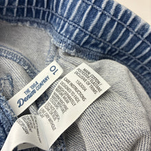 Load image into Gallery viewer, Boys 1964 Denim Co, stretch knit denim pants, elasticated, Inside leg: 57.5cm, marks right knee, FUC, size 10,  