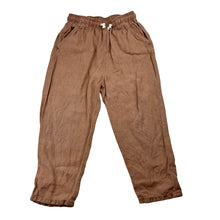 Load image into Gallery viewer, Unisex Zara, linen blend pants, elasticated, Inside leg: 31.5cm, FUC, size 3-4,  