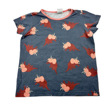 Load image into Gallery viewer, Unisex Cotton On, stretchy pyjama top, dinosaurs, wash fade, FUC, size 4,  
