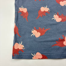 Load image into Gallery viewer, Unisex Cotton On, stretchy pyjama top, dinosaurs, wash fade, FUC, size 4,  