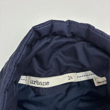 Load image into Gallery viewer, Girls Urbane, navy puffer vest / sleeveless jacket, EUC, size 14,  